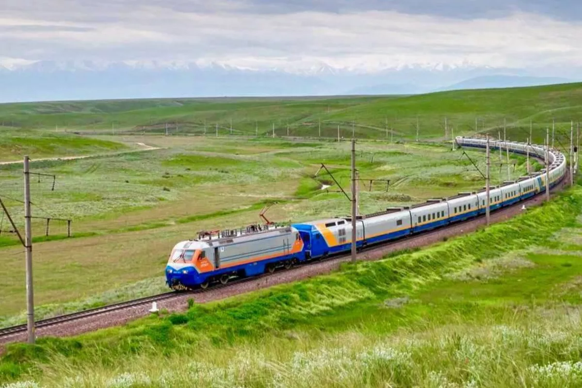 Kazakhstan Launches Circular Rail Route Linking China and Russia