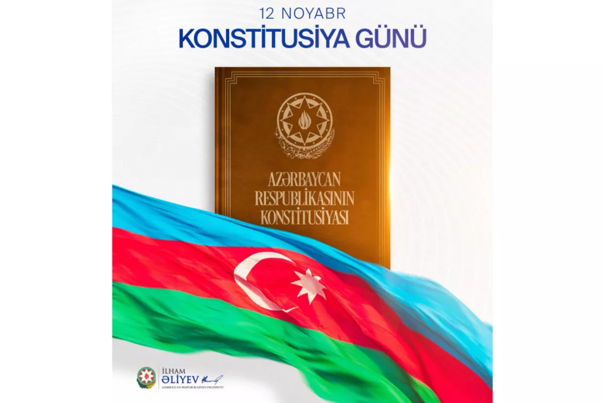 President Ilham Aliyev Shares Post on Constitution Day