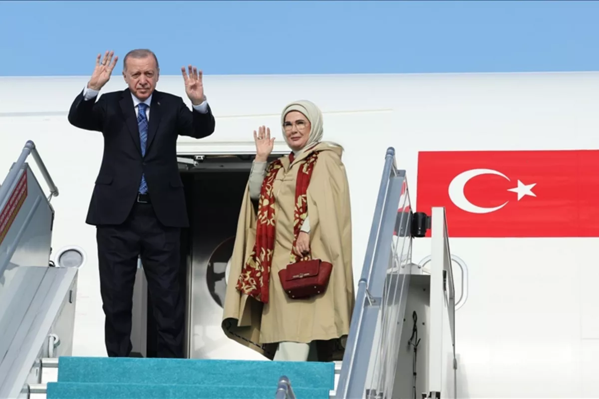 Erdogan Departs for Turkmenistan to Attend Peace Forum