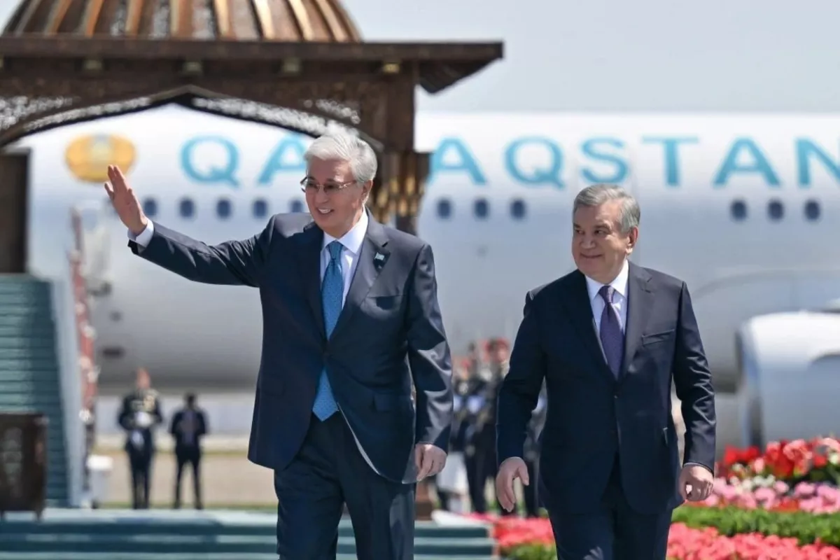 Kazakhstan's Tokayev Arrives in Uzbekistan for Working Visit