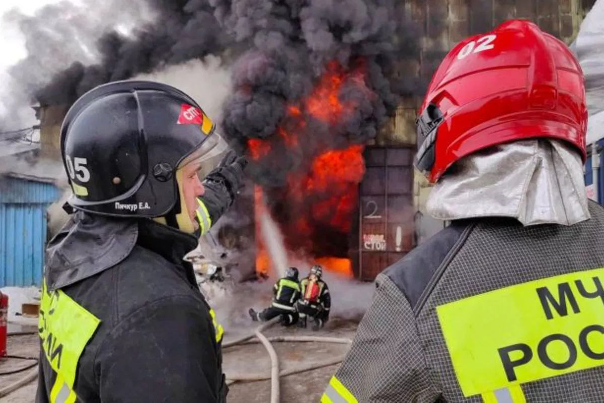 Drone attack causes major fire at Russian oil refinery