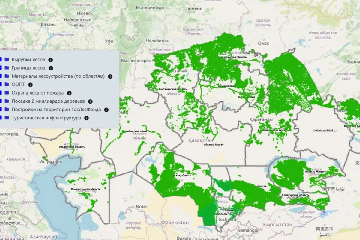 Kazakhstan Develops Interactive Map of Natural Resources