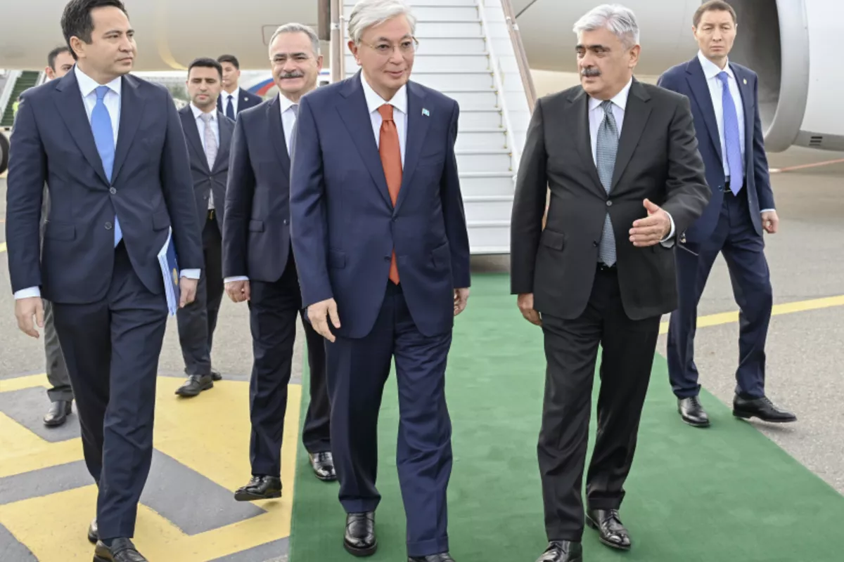 Kazakh Leader Arrives in Azerbaijan for CICA Summit