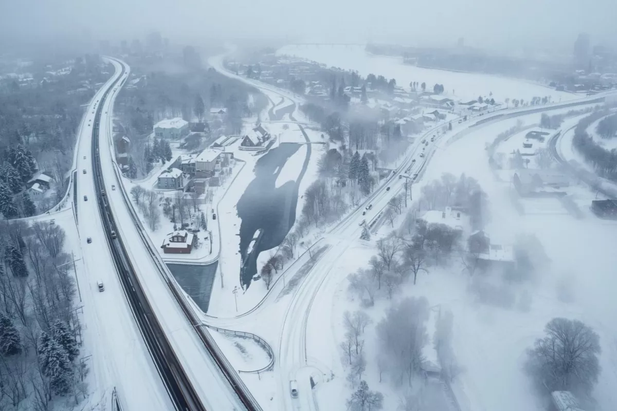 Arctic Cold and Heavy Snow Grip Kazakhstan, Far East