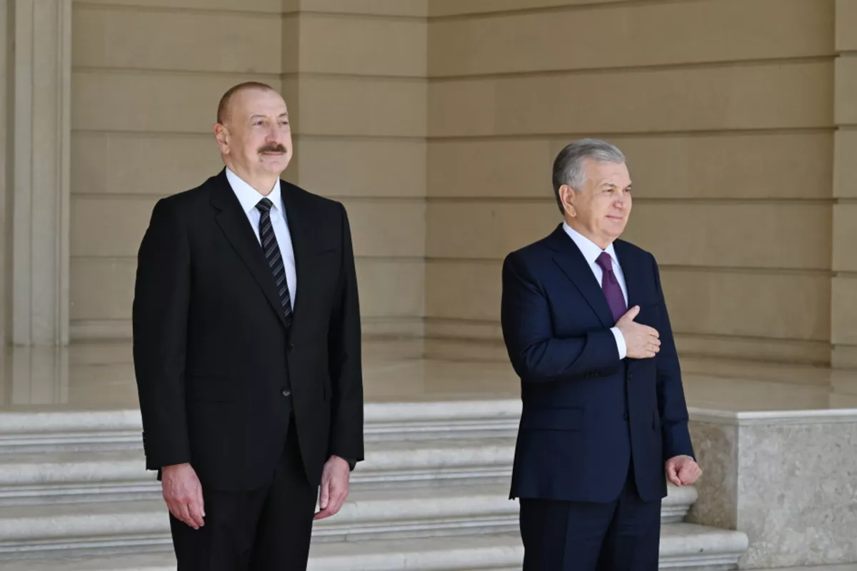 Baku Hosts Official Welcome Ceremony for Uzbek President