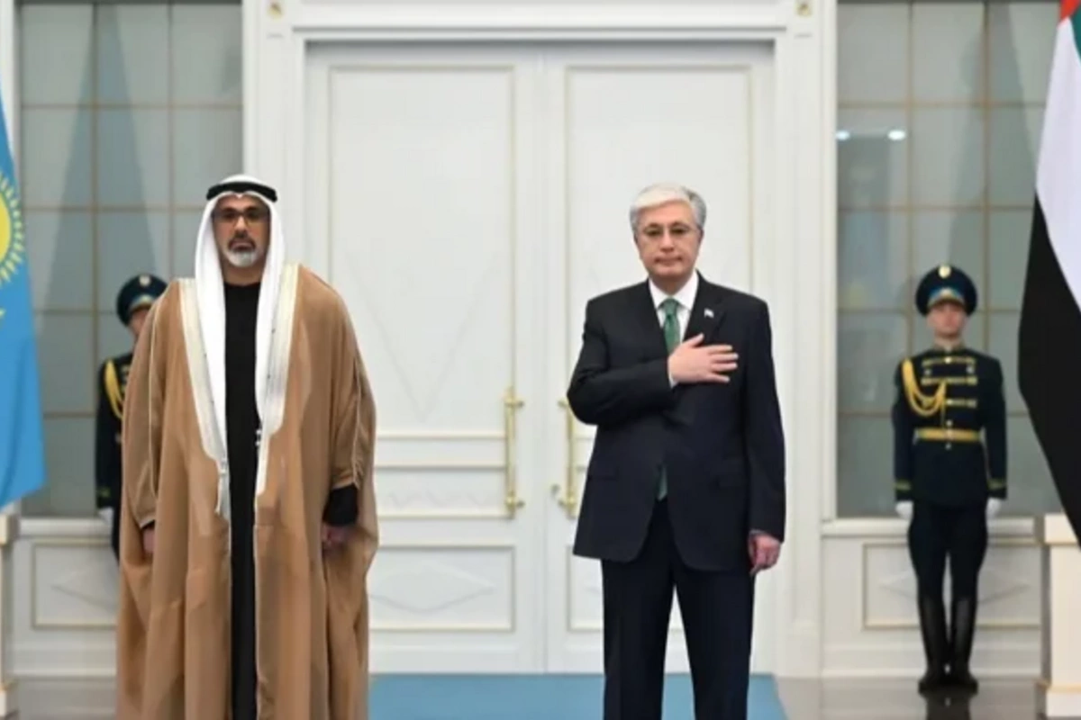 Kazakhstan President Hosts Official Welcome Ceremony for Abu Dhabi Crown Prince