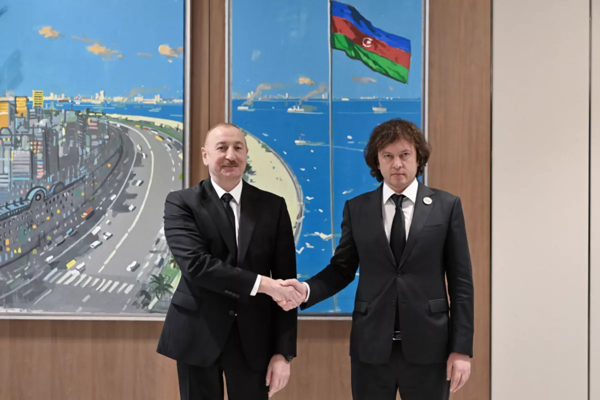 President Ilham Aliyev meets with Prime Minister of Georgia