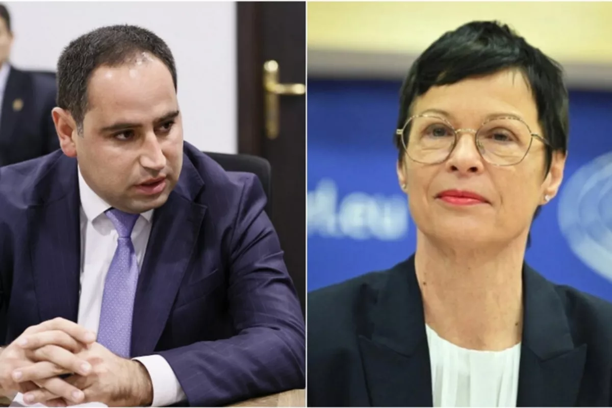 Armenian Transport Minister Talks Regional Peace with EU Commissioner