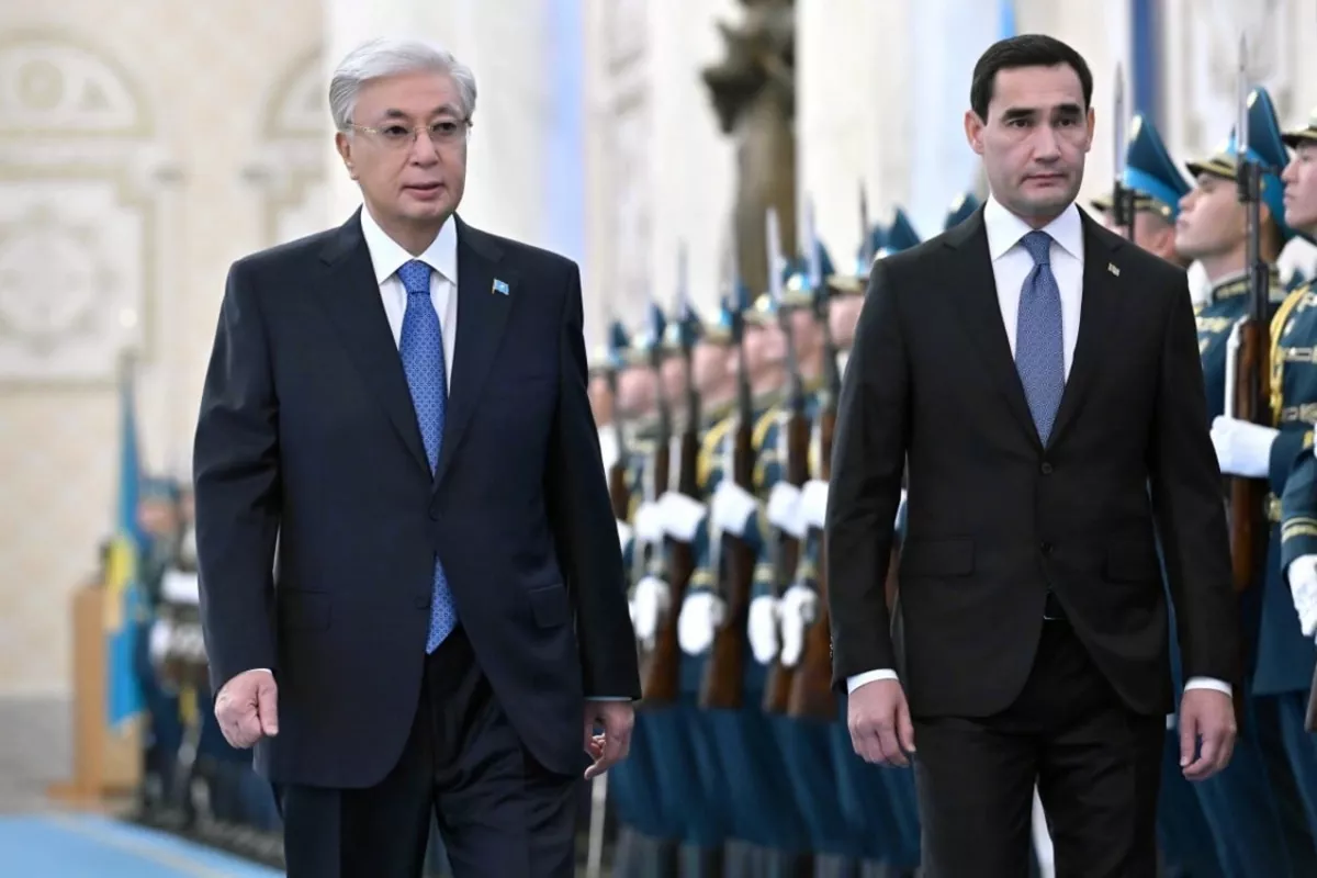 Kazakh Leader Welcomes Turkmen Counterpart in Astana for High-Level Talks