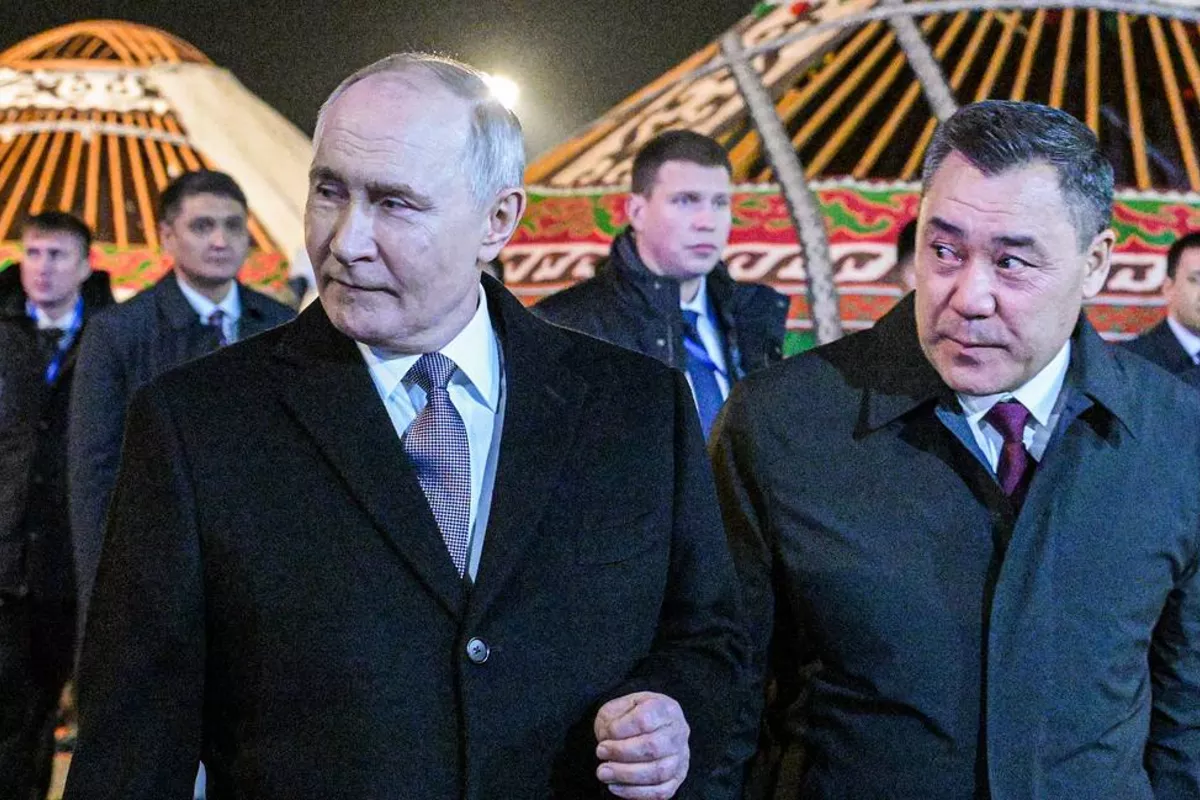 Russia's Putin Arrives in Kyrgyzstan on Sate Visit