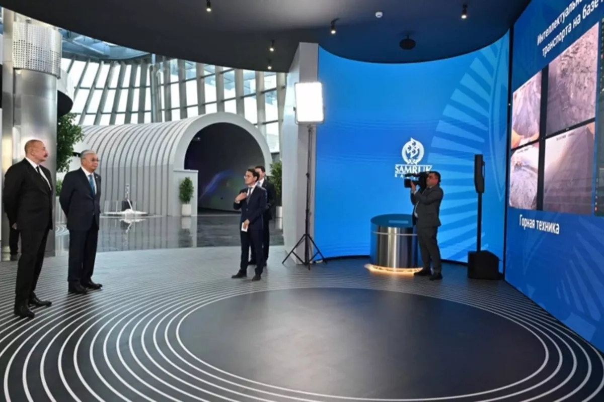 Kazakh, Azerbaijani Leaders Tour Alem.AI, Spotlighting Breakthroughs in Digital Tech and AI