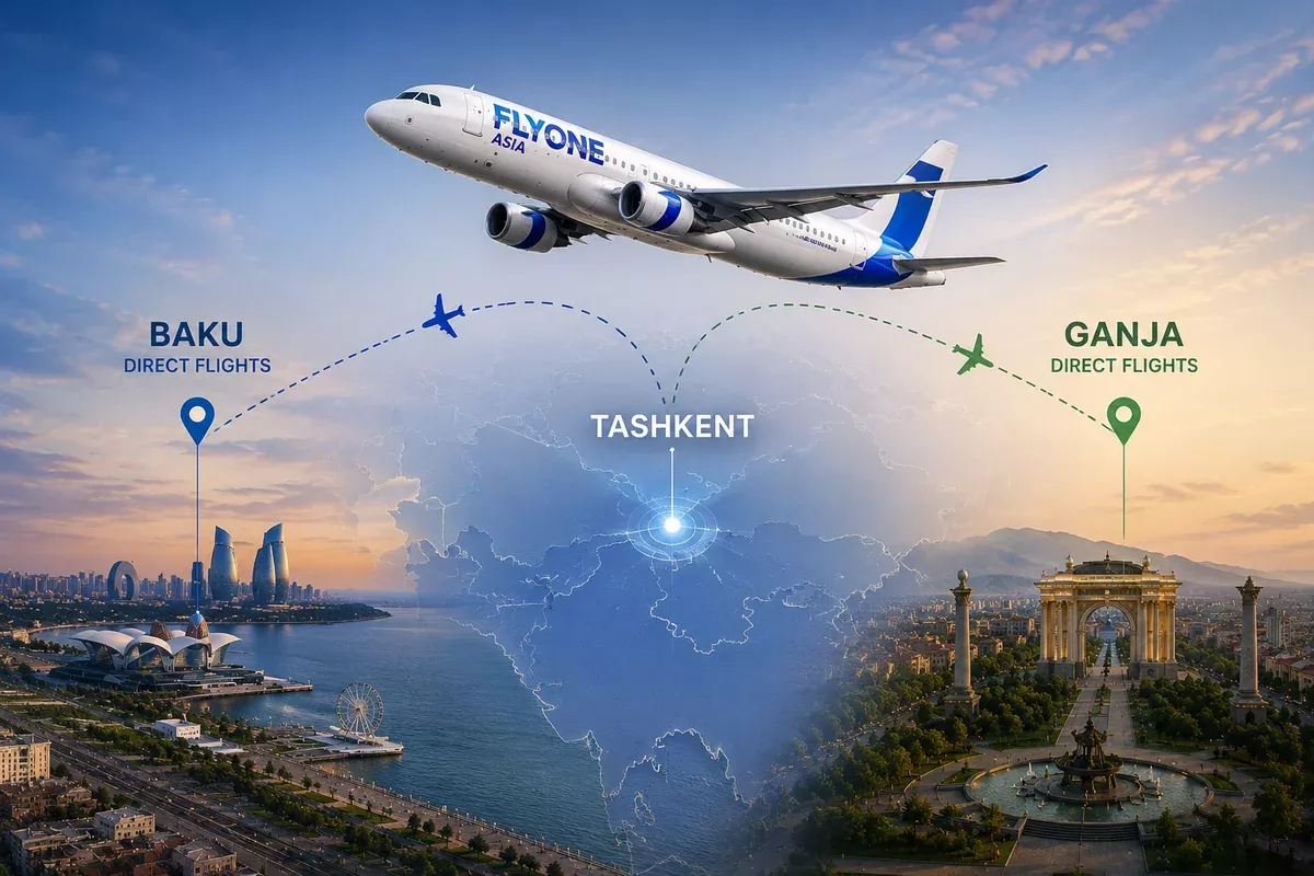 Azerbaijan, Uzbekistan Get Closer as FLYONE Asia Opens New Air Links