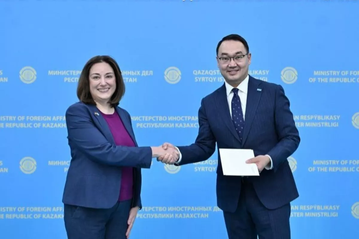 Kazakh Deputy FM Receives Credentials of New US Ambassador
