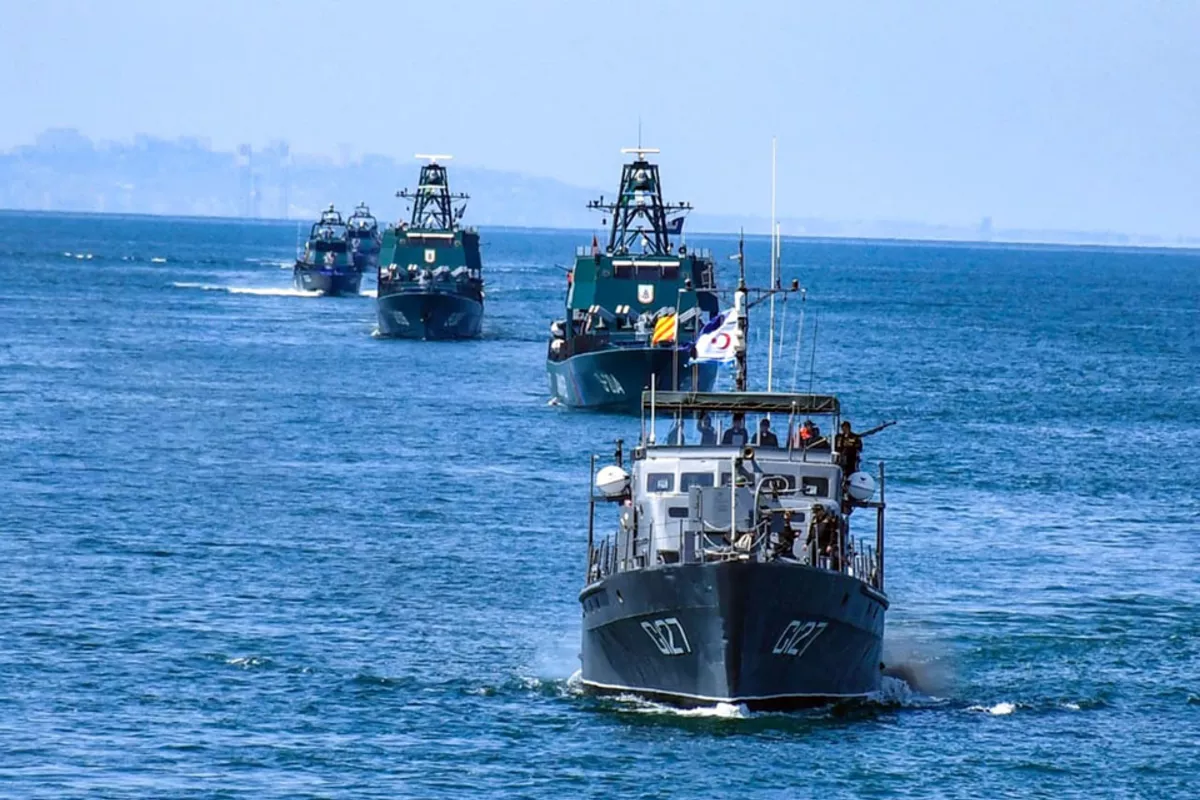 Azerbaijan Navy Holds Live-Fire Tactical Drill - VIDEO