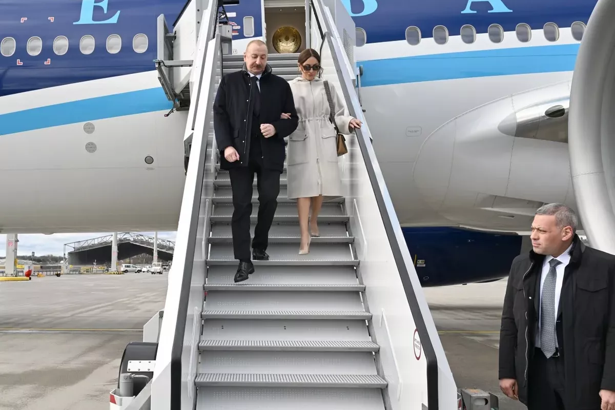 President Aliyev Arrives in Germany for Official Visit
