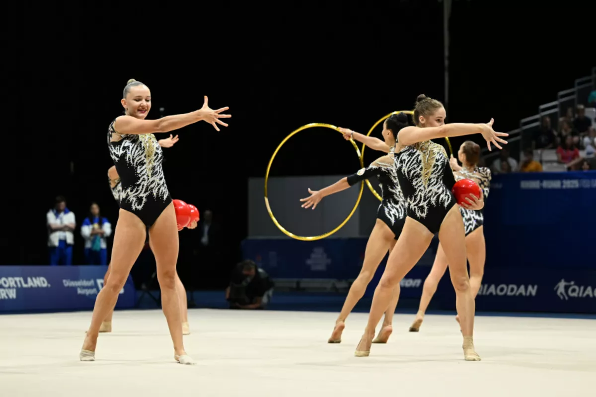 Azerbaijan Rhythmic Gymnasts Win Third Medal at World University Games