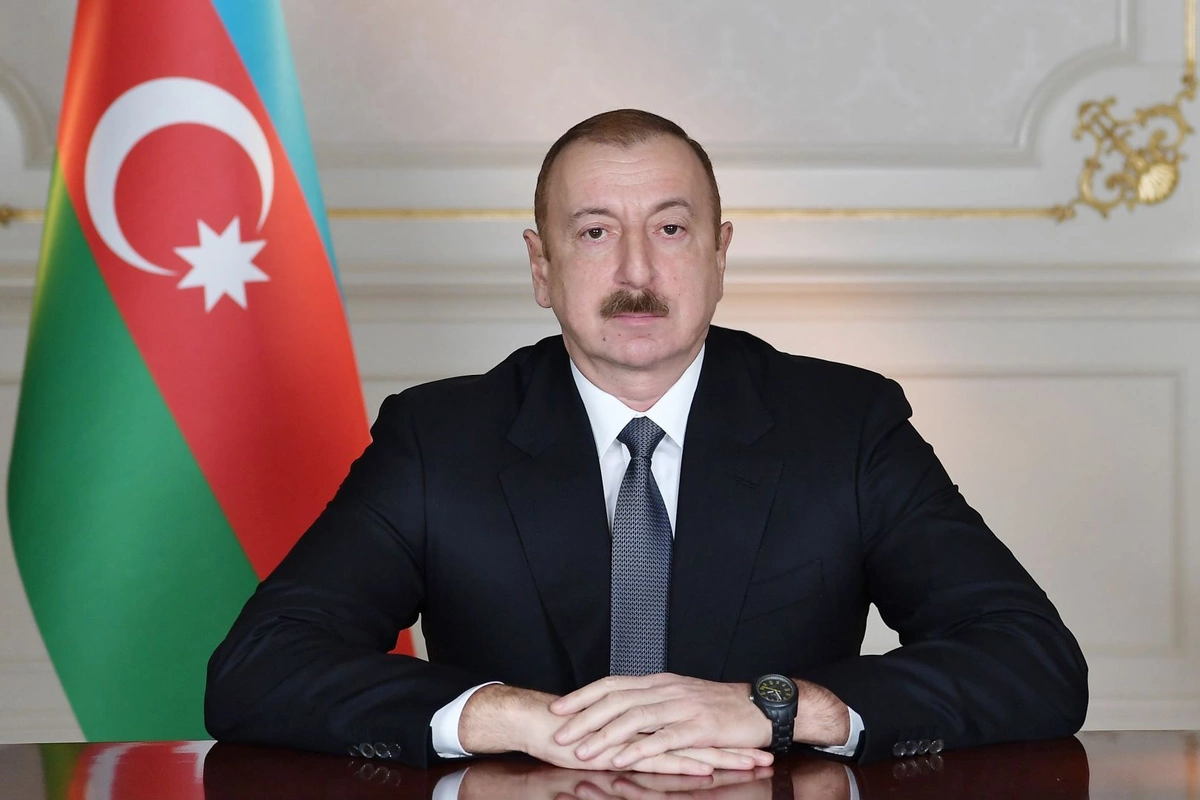 President Ilham Aliyev Made Post on Victory Day
