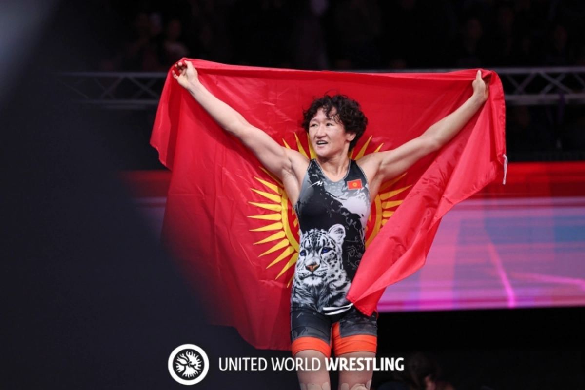 Kyrgyzstan’s Aisuluu Tynybekova Names Best Female Wrestler of 2024 in Asia