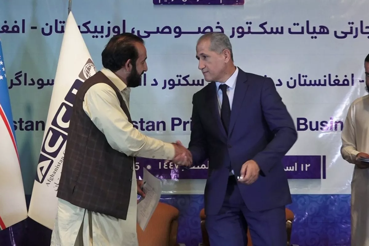 Afghan, Uzbek Traders Sign Over $20 Million Cooperation MoU