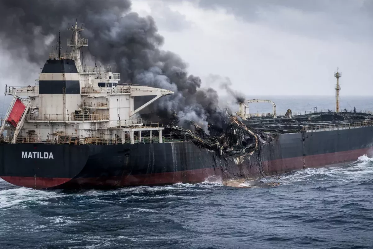 Kazakhstan's Matilda Tanker Suffers Double Drone Strike