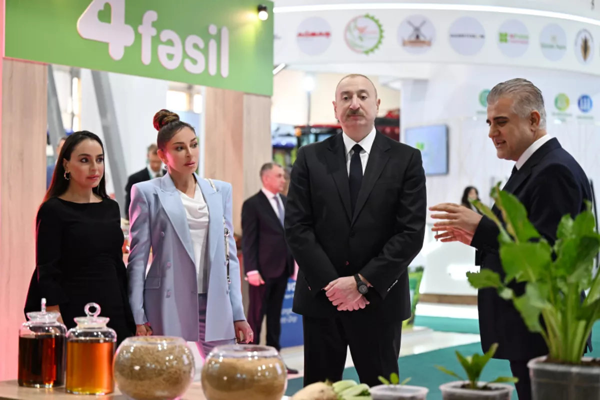 President Ilham Aliyev Visits 19th Caspian Agro Week and 31st InterFood Azerbaijan