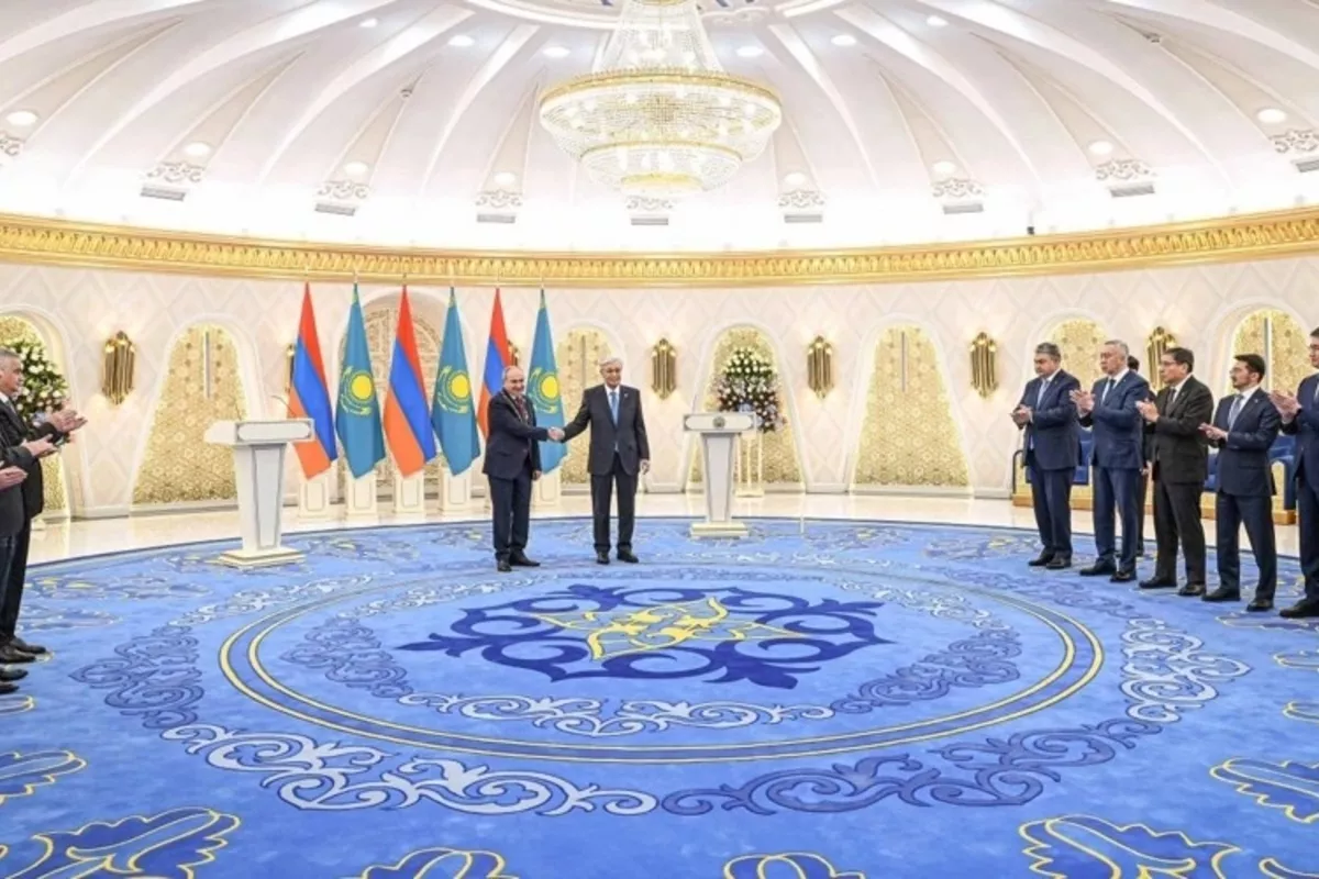 Kazakh President Awards Armenian PM with Prestigious Altyn Qyran Order