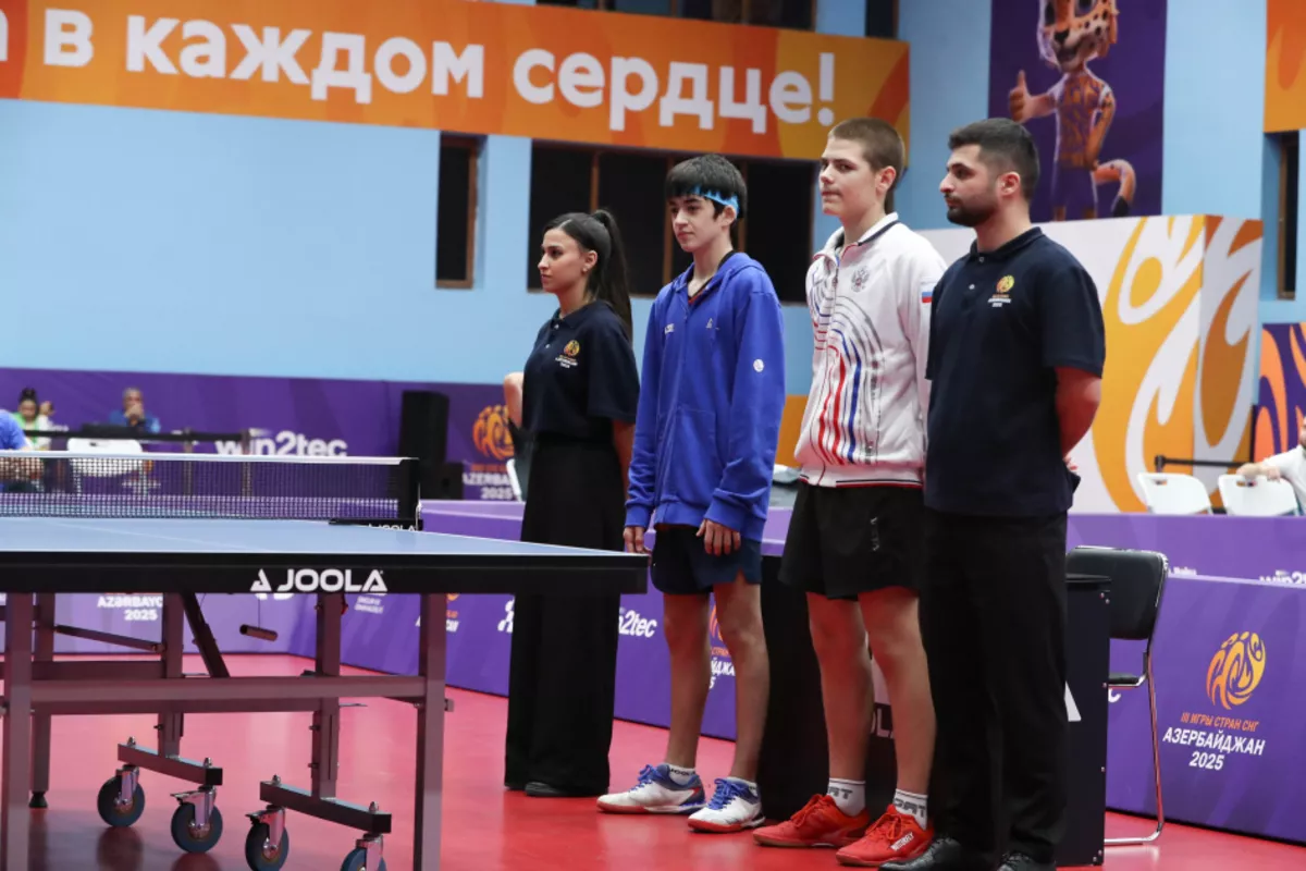 Azerbaijan’s Table Tennis Team Secures Nine Medals at 3rd CIS Games
