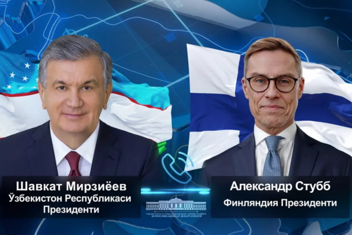 Uzbek, Finnish Presidents Hold Talks on Expanding Cooperation