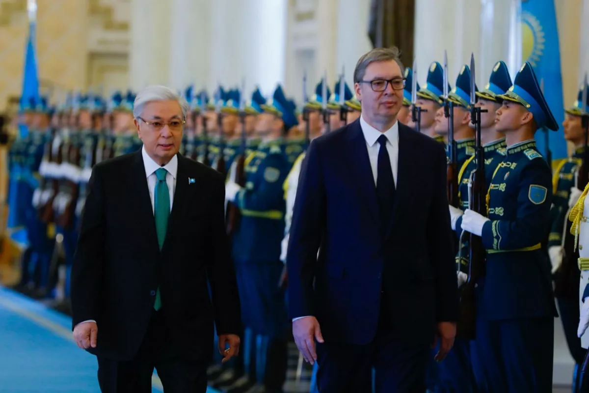 Grand Ceremony Marks Serbian President’s Arrival in Kazakhstan