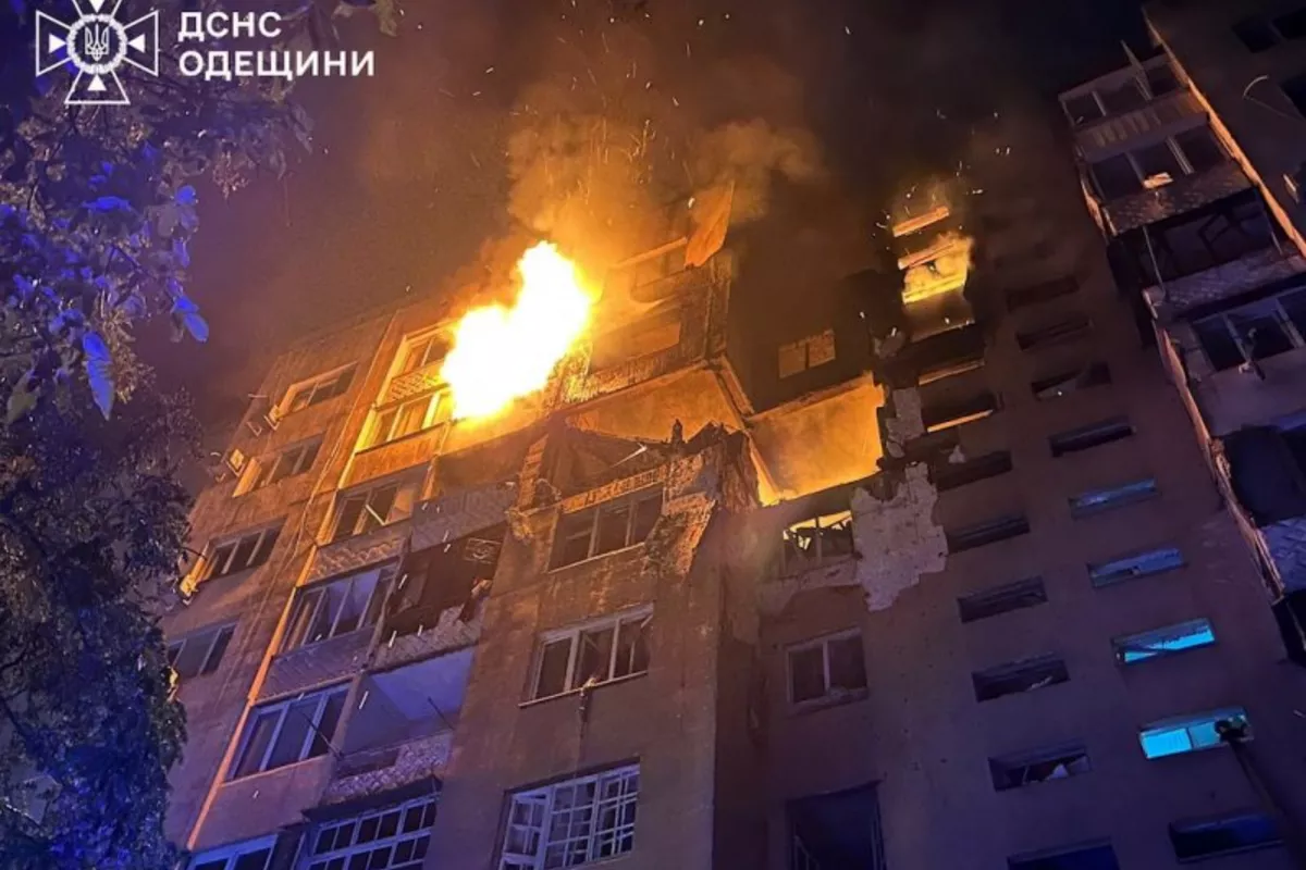 Five Injured in Russia’s Air Attack on Ukraine’s Odesa