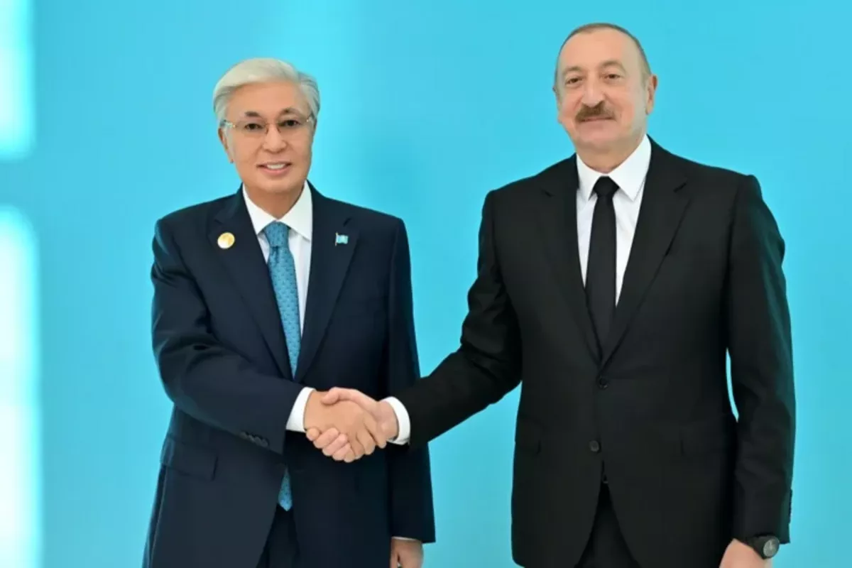 Azerbaijani Leader Welcomes Kazakh Counterpart in Gabala Ahead of Turkic States Summit