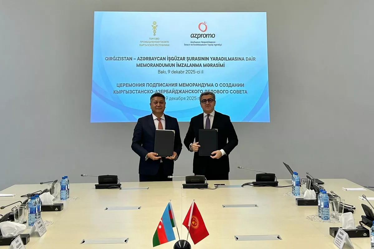 Azerbaijan, Kyrgyzstan Launch Joint Business Council