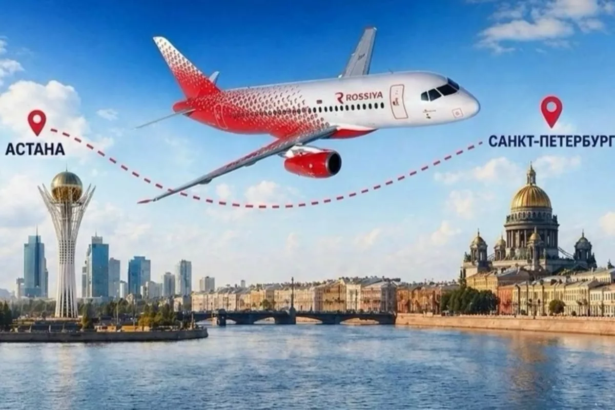 Three Weekly Flights to Link Astana with Saint Petersburg Again