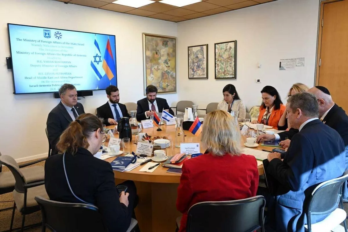 Armenia and Israel Explore Opportunities for Cooperation