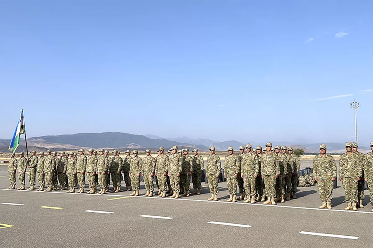Uzbekistan's Military Personnel Arrive in Azerbaijan for Joint Military Drills - VIDEO