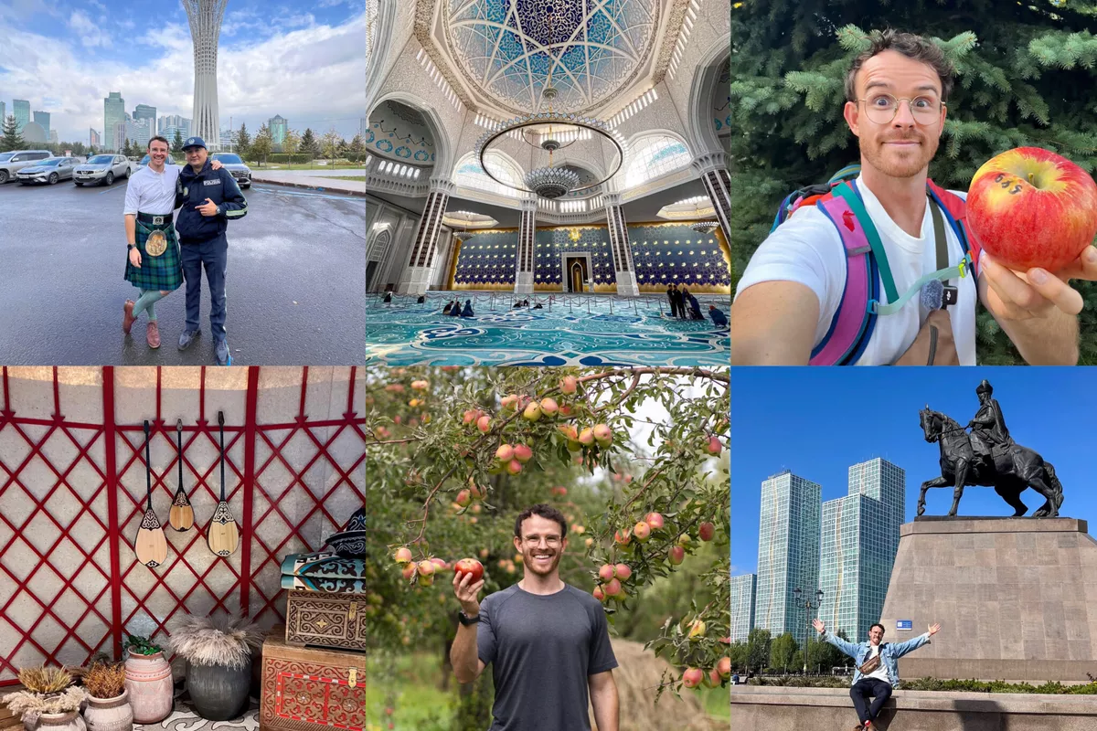 Scottish Bagpiper Marks Kazakhstan as 116th Country in Global Journey