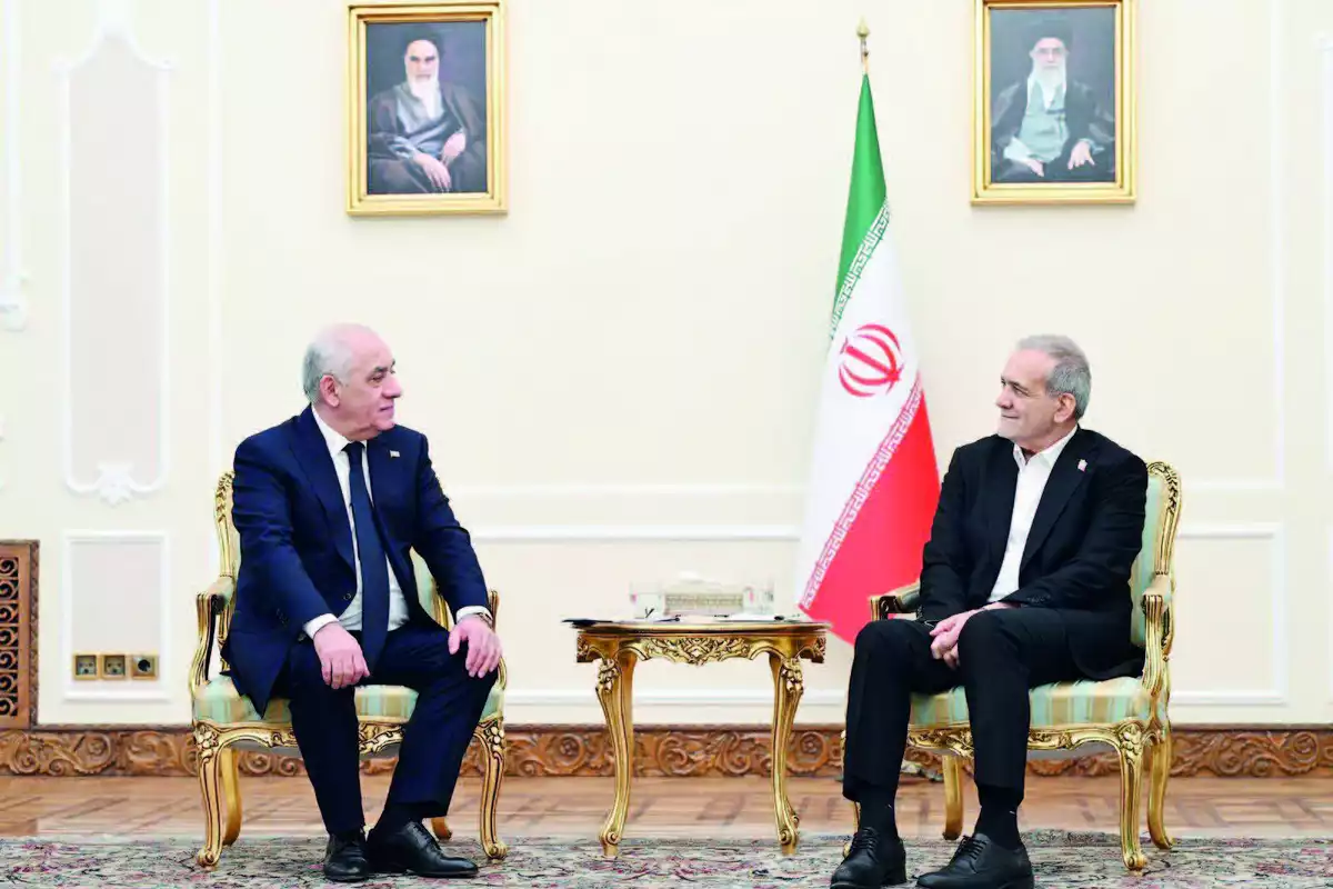 Azerbaijani PM Meets Iranian President in Tehran