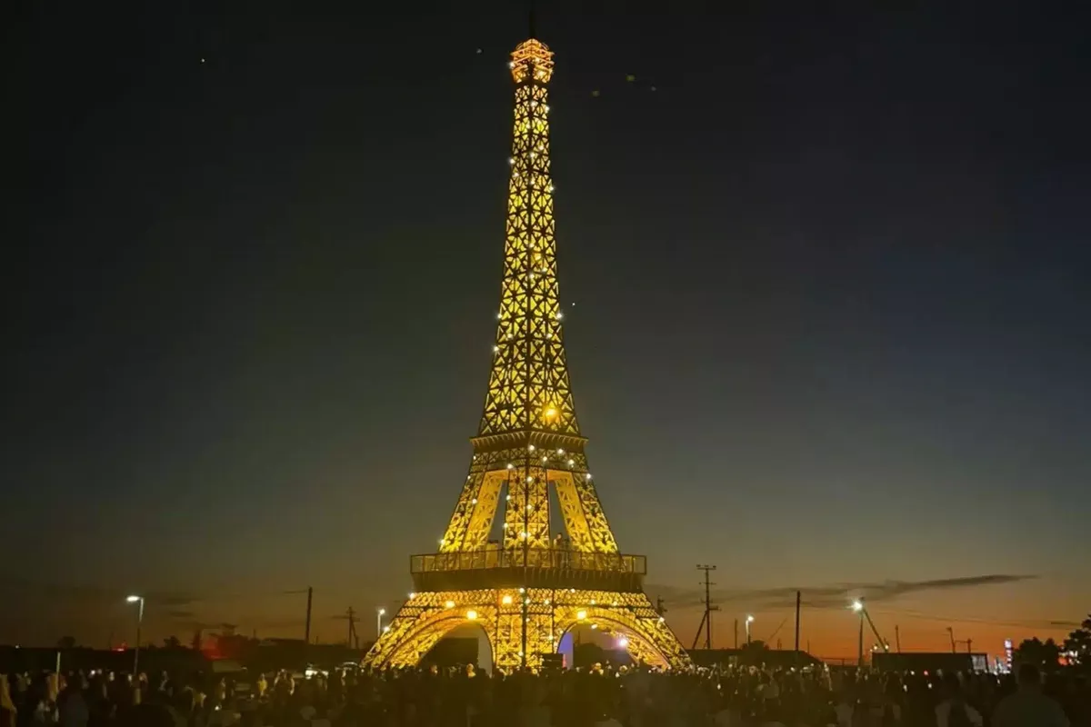 Kazakhstan Gets Its Own Eiffel Tower - VIDEO
