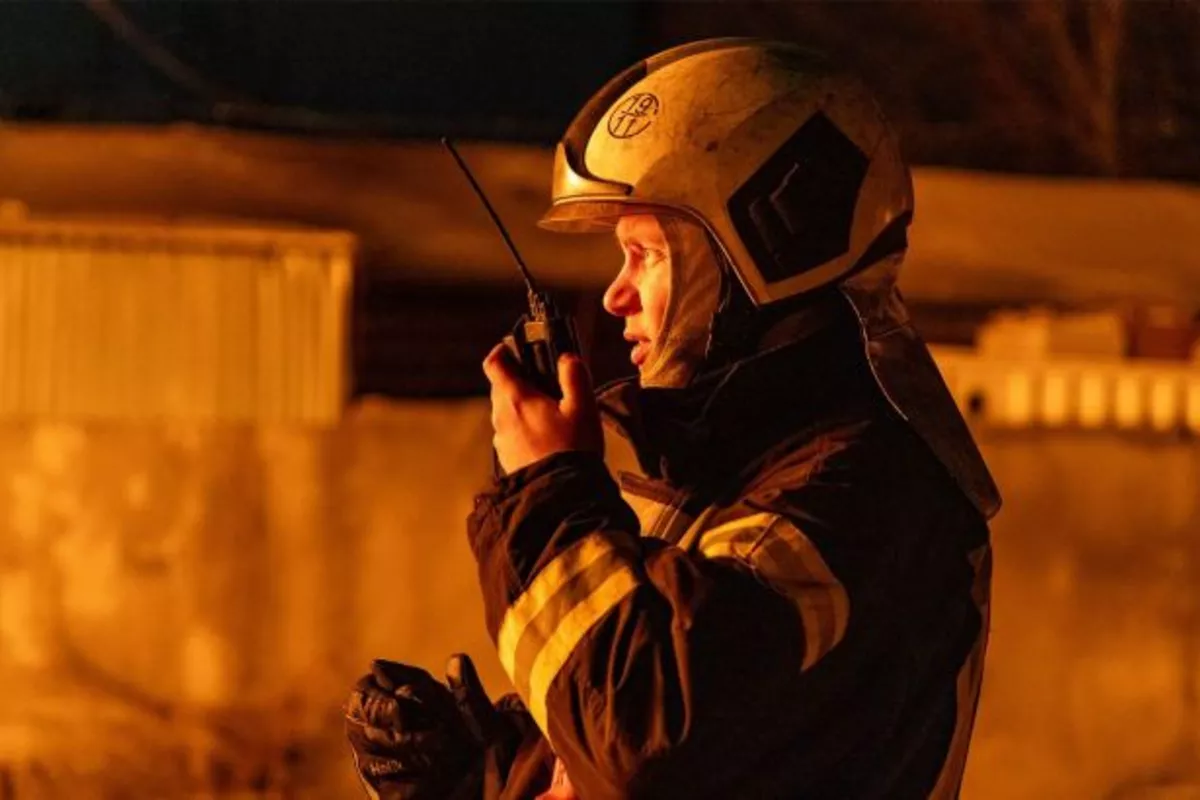 Russia's Drone Attack on Ukraine's Dnipro Leaves Homes Burning