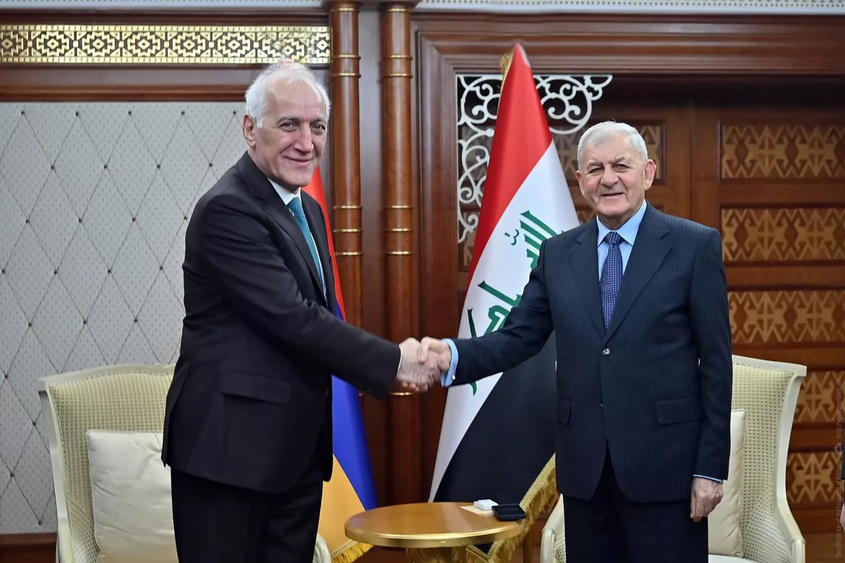 Armenian, Iraqi Presidents Discuss Cooperation, Security
