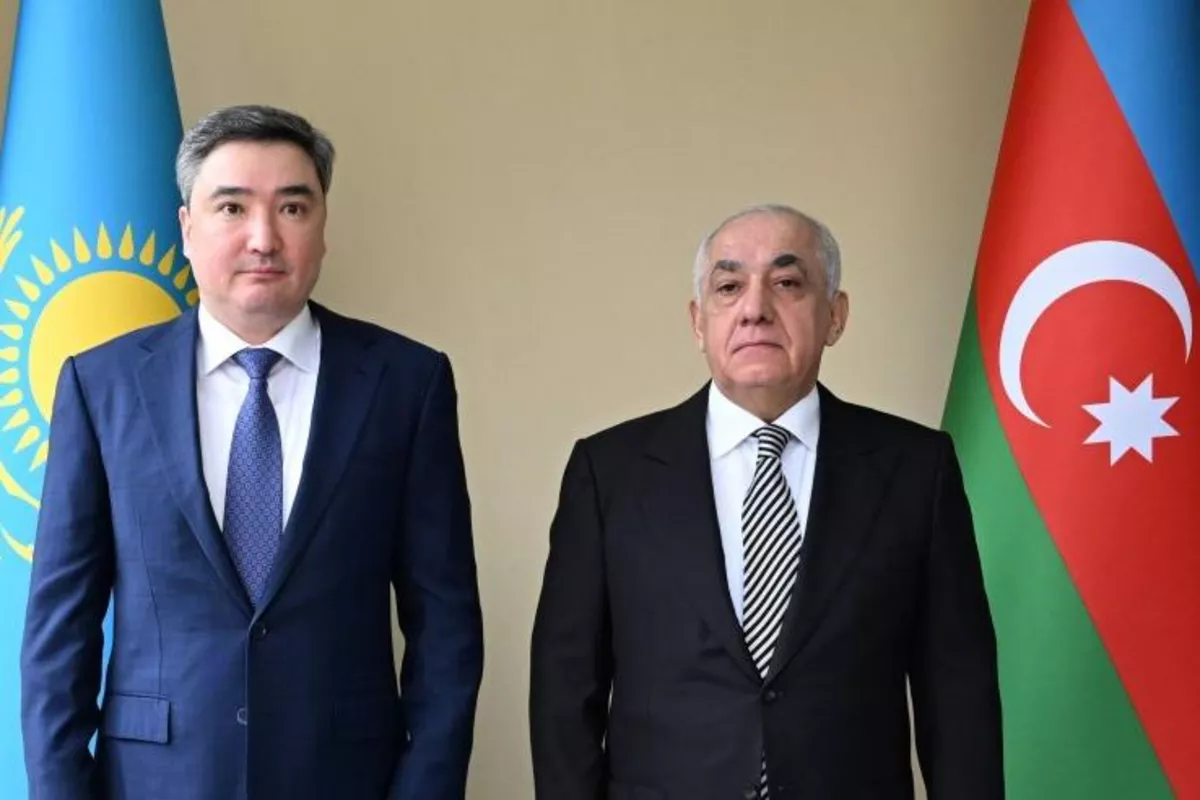 Azerbaijani, Kazakh PMs Mark Aktau Plane Crash Anniversary