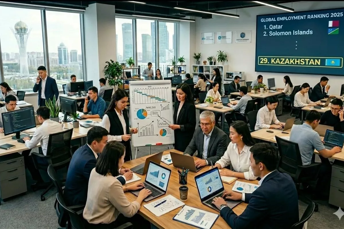 Kazakhstan Breaks Into Global Top 30 for Employment Rates