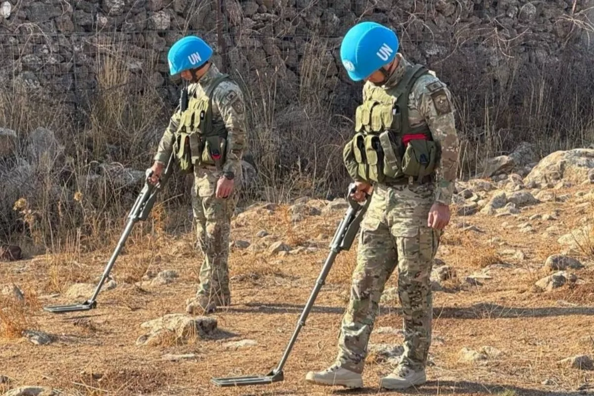Kazakh Sappers Destroy Over 1,000 Munitions in Golan