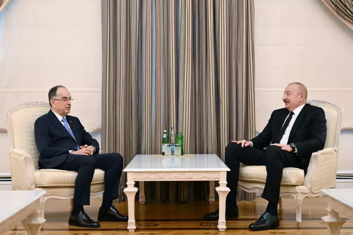 President Ilham Aliyev Holds Meeting with President of Albania