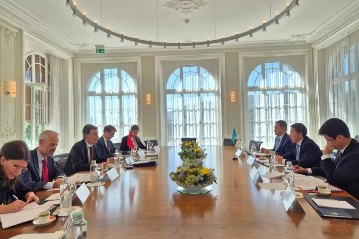 Kazakhstan, Switzerland Seek to Expand Cooperation in Key Areas