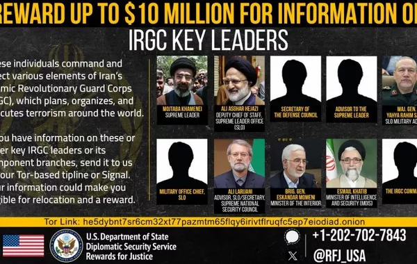 US Offers up to $10M Reward for Information on Mojtaba Khamenei, Larijani