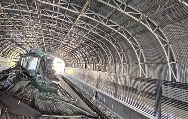 Roof Section Collapses at Uzbekistan's Metro Station, Two Passengers Injured