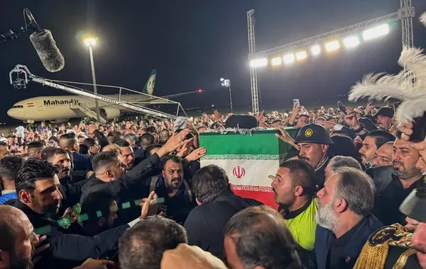 Body of Iran's Ali Khamenei Arrives in Iraq Ahead of Procession