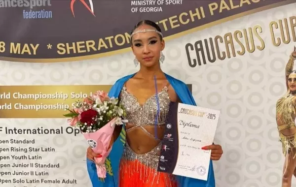 Kazakh Teen Impresses At World Ballroom Dance Championships In Georgia
