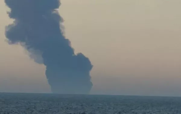 Tanker Catches Fire Near Russia’s Sochi - VIDEO